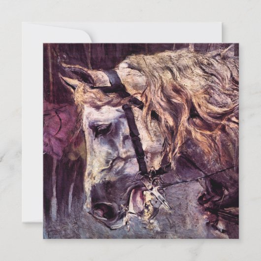 Leiter eines Pferdes von Giovanni Boldini, Vintage (Vorderseite)