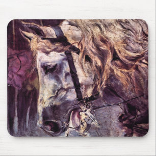 Leiter eines Pferdes von Giovanni Boldini, Vintage Mousepad