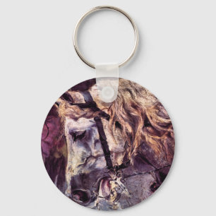 Leiter eines Pferdes von Giovanni Boldini, Vintage Schlüsselanhänger