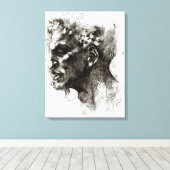 Leiter eines Satyr Leinwanddruck (Insitu (Holzboden))