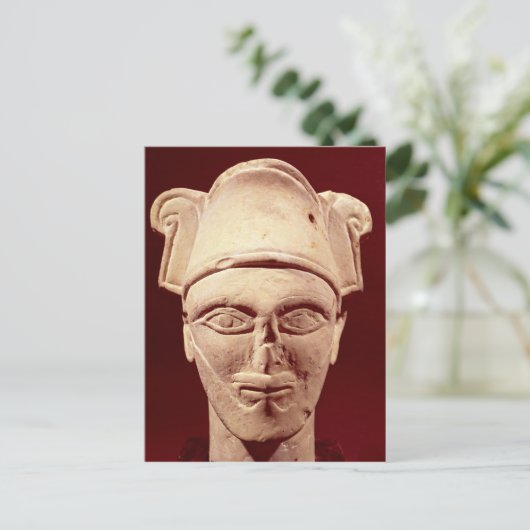 Leiter eines sechstäblichen Häuptlings mit ägyptis Postkarte (Stehend Vorderseite)