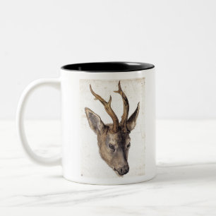 Leiter eines Stag - Albrecht Durer - c1503 Zweifarbige Tasse