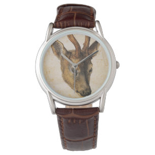 Leiter eines Stags (Wild Animal) (von Albrecht Dur Armbanduhr