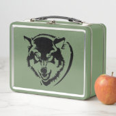 Leiter eines Wolfs Metall Brotdose (Beispiel)