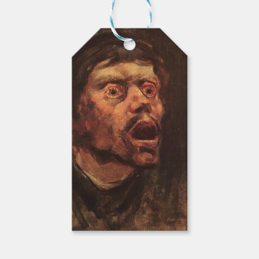 Leiter eines wütenden Mannes (Traurigkeit und Leid Geschenkanhänger (Vorderseite)