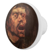 Leiter eines wütenden Mannes (Traurigkeit und Leid Keramikknauf (Rechts)