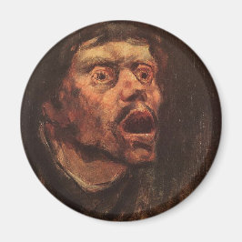 Leiter eines wütenden Mannes (Traurigkeit und Leid Magnet