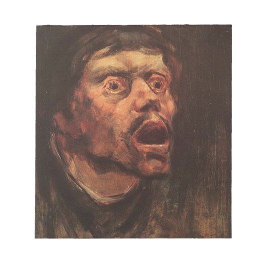 Leiter eines wütenden Mannes (Traurigkeit und Leid Notizblock (Vorderseite)