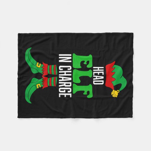 Leiter Elf Fleecedecke (Vorderseite (Horizontal))