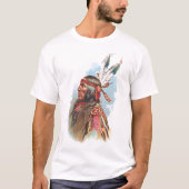 Leiter Gros Ventre: Magerer Wolf T-Shirt (Vorderseite)