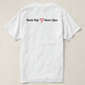 Leiter High Hearts Open Pluto Angel T-Shirt (Design Rückseite)
