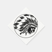 Leiter Indiens Serviette (Ecke)