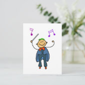 Leiter Kid Postkarte (Stehend Vorderseite)