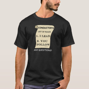 Leiter-Liste von Regeln T-Shirt