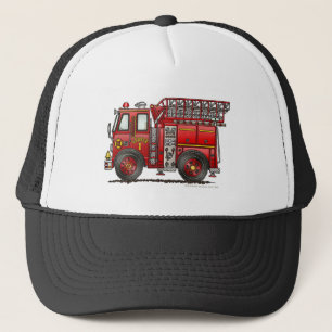 Leiter-Löschfahrzeug-Feuerwehrmann Truckerkappe
