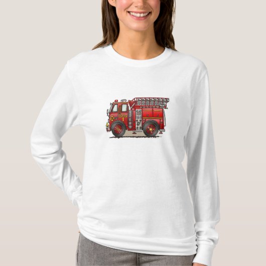 Leiter-Löschfahrzeug T-Shirt (Vorderseite)