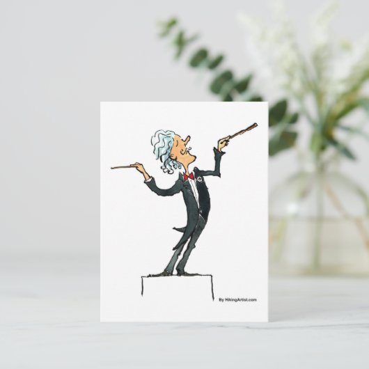 Leiter Postkarte (Stehend Vorderseite)