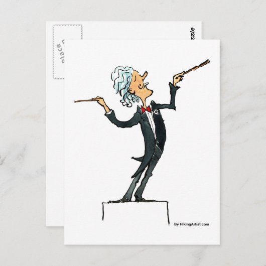 Leiter Postkarte (Vorne/Hinten)