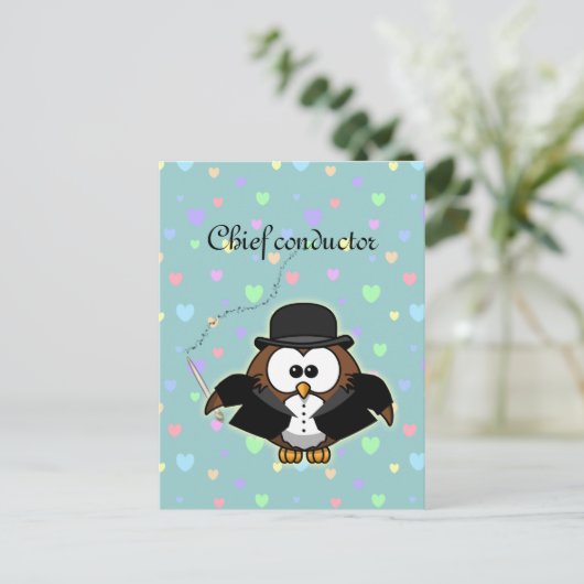 Leiter Postkarte (Stehend Vorderseite)