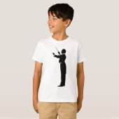 Leiter-Silhouette T-Shirt (Vorne ganz)