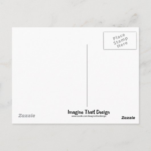 Leiter und Schwanz Camel Pattern auf blau Postkarte (Rückseite)