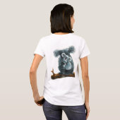 Leiter und Schwanz Koala Bären T - Shirt (Schwarz voll)