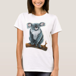 Leiter und Schwanz Koala Bären T - Shirt