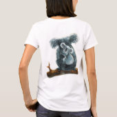 Leiter und Schwanz Koala Bären T - Shirt (Rückseite)
