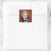 Leiter von Apollo bei Ephesus Quadratischer Aufkleber (Tasche)