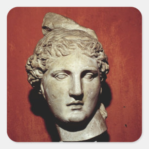 Leiter von Apollo bei Ephesus Quadratischer Aufkleber