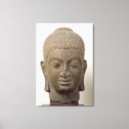 Leiter von Buddha, Vat Romlok Leinwanddruck (Vorderseite)