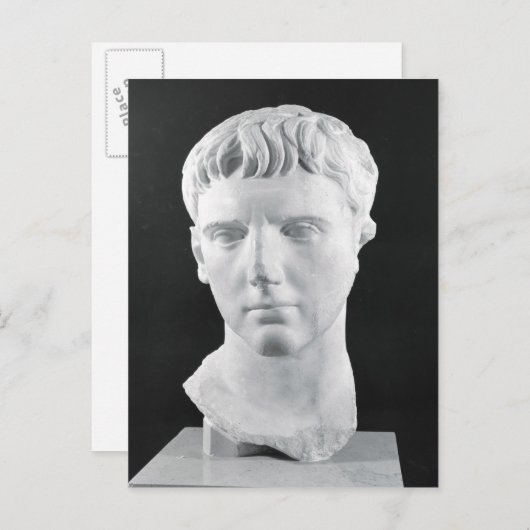 Leiter von Caesar Augustus Postkarte (Vorne/Hinten)