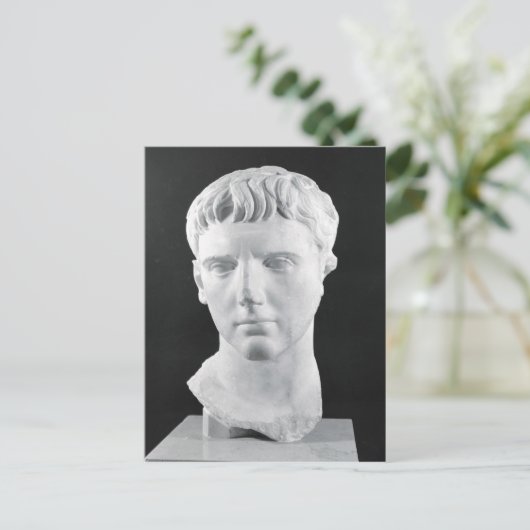 Leiter von Caesar Augustus Postkarte (Stehend Vorderseite)