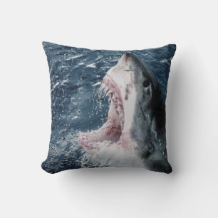 Leiter von Great White Shark Kissen