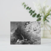 Leiter von Itzam Na, Izamal, Yucatan, Mexiko, 1844 Postkarte (Stehend Vorderseite)