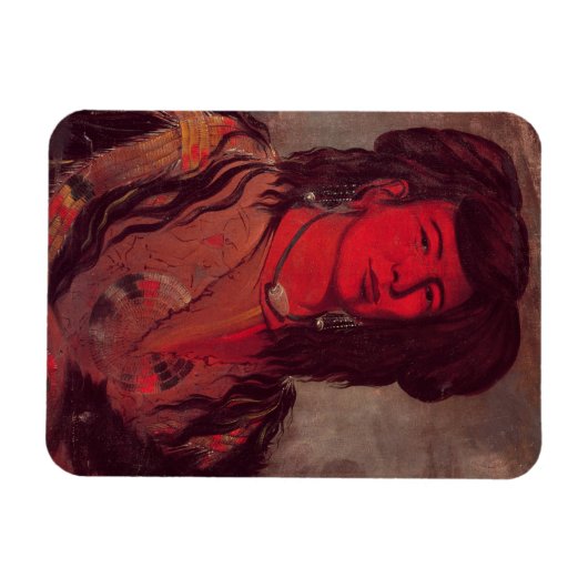 Leiter von Kate One Horn (Öl auf Leinwand) Magnet (Horizontal)