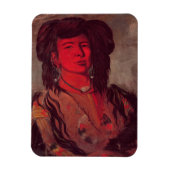 Leiter von Kate One Horn (Öl auf Leinwand) Magnet (Vertikal)