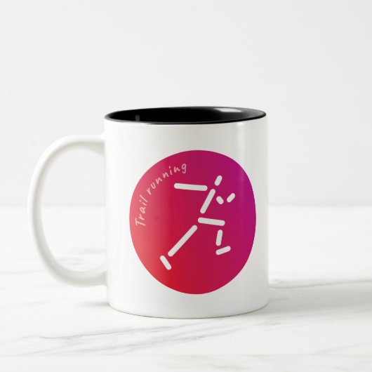 Leiterbahndesign Zweifarbige Tasse (Links)