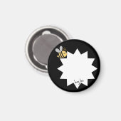 Leiterdiagrammmagnet - geschäftige Biene Magnet (Vorderseite/Rückseite)