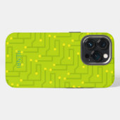 Leiterkarte Kinder NAME Computer Tech farbenfroh iPhone Hülle (Rückseite (Horizontal))