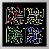 Leiterkarte Poster (Vorne)