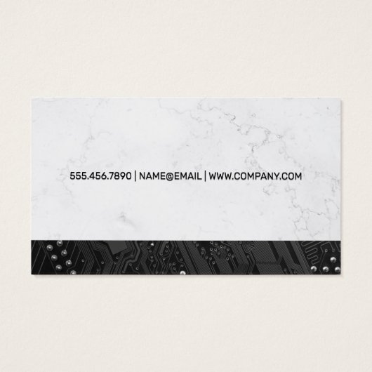 Leiterkarte schwarz | Technology Microchip (Rückseite)