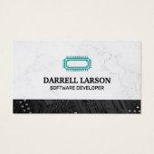 Leiterkarte schwarz | Technology Microchip (Vorderseite)