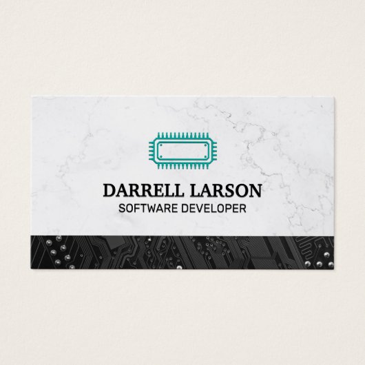 Leiterkarte schwarz | Technology Microchip (Vorderseite)