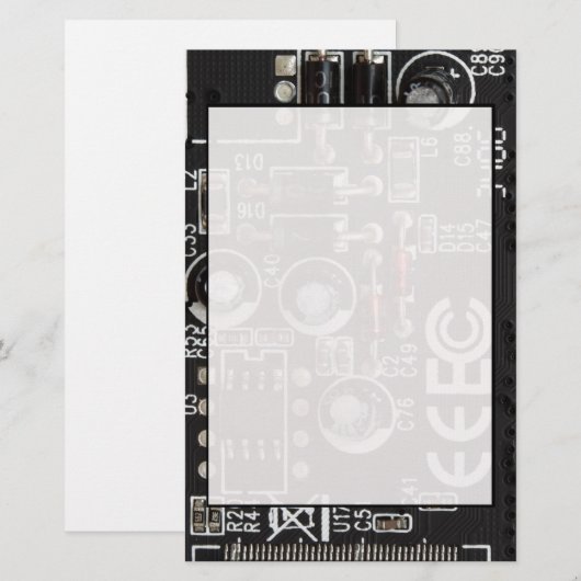 Leiterplatte Briefpapier (Vorne/Hinten)