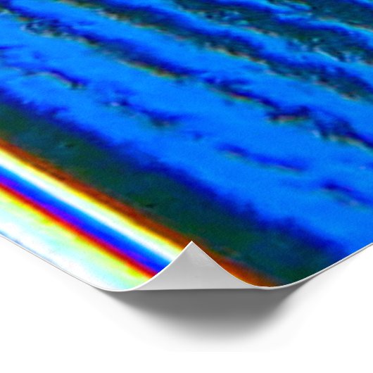 Leiterplatte, Computer,blau,Kondensator,Chip,ci Poster (Ecke)