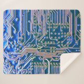 Leiterplatte, Computer,blau,Kondensator,Chip,ci Sherpadecke (Vorderseite (Horizontal))