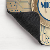 Leiterplatte-Elektronik-Kupfer-Monogramm Mousepad (Ecke)