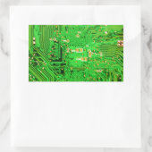 Leiterplatte-Entwurf Rechteckiger Aufkleber (Tasche)