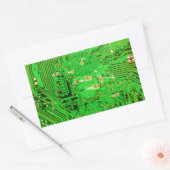 Leiterplatte-Entwurf Rechteckiger Aufkleber (Umschlag)